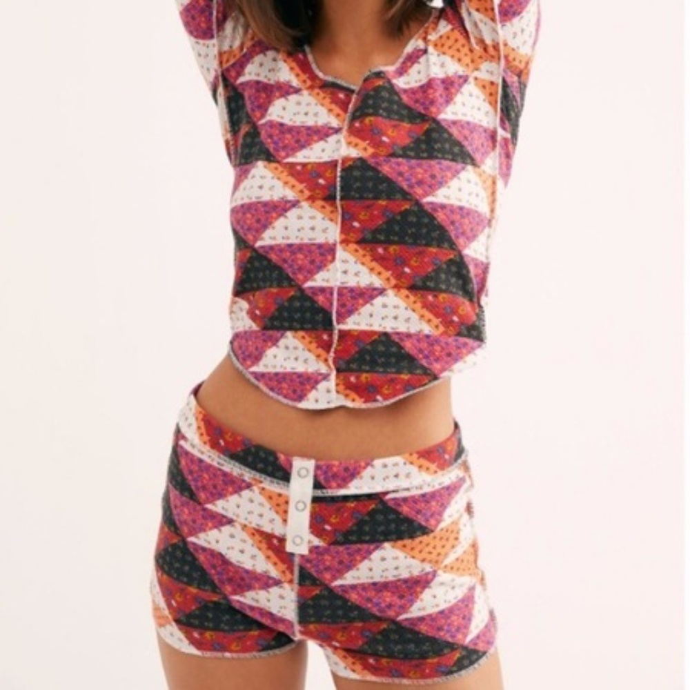 Free People Glacier Pajama shorts